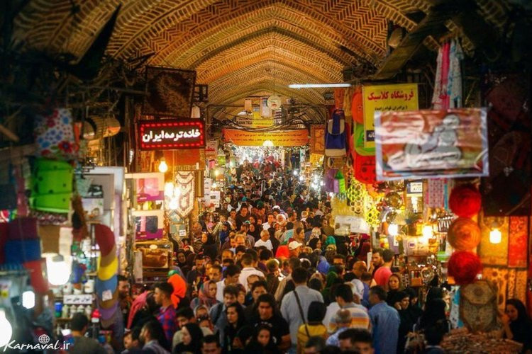 عکس بازار بزرگ تهران