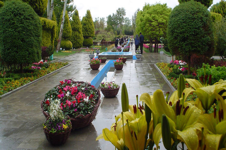 عکس باغ گل ها اصفهان