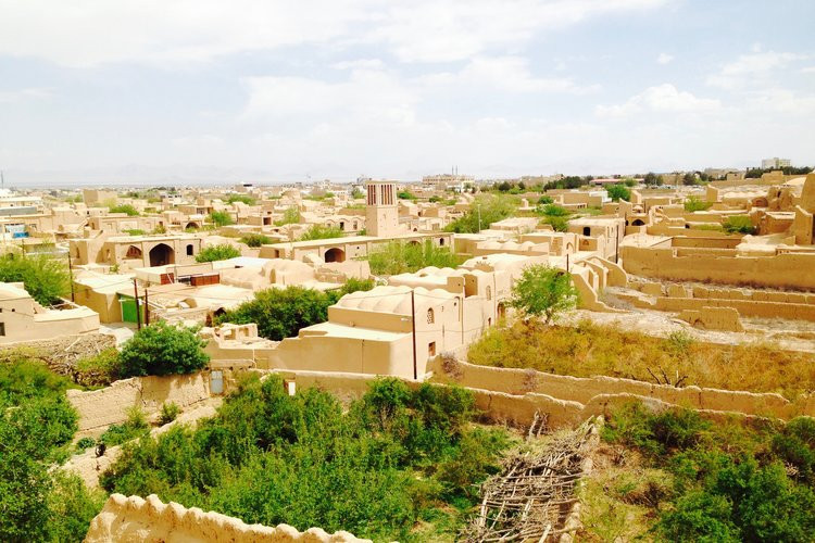 عکس بافت تاریخی میبد یزد