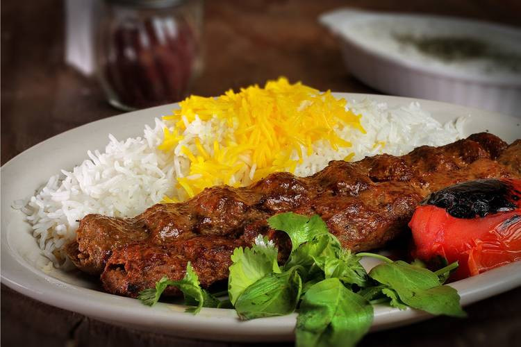 عکس کباب آتیش